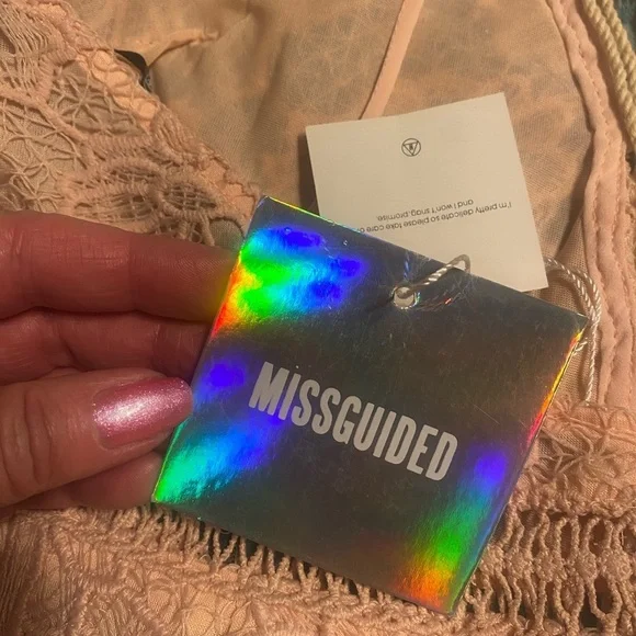 Missguided Lace Romper NWT - Picture 5 of 7